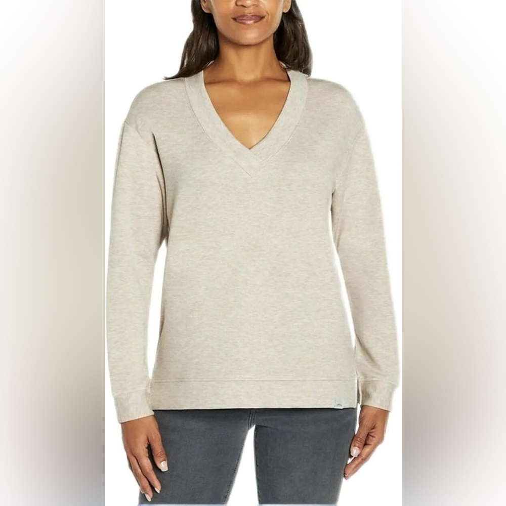 Orvis Heathered V-Neck Sweater